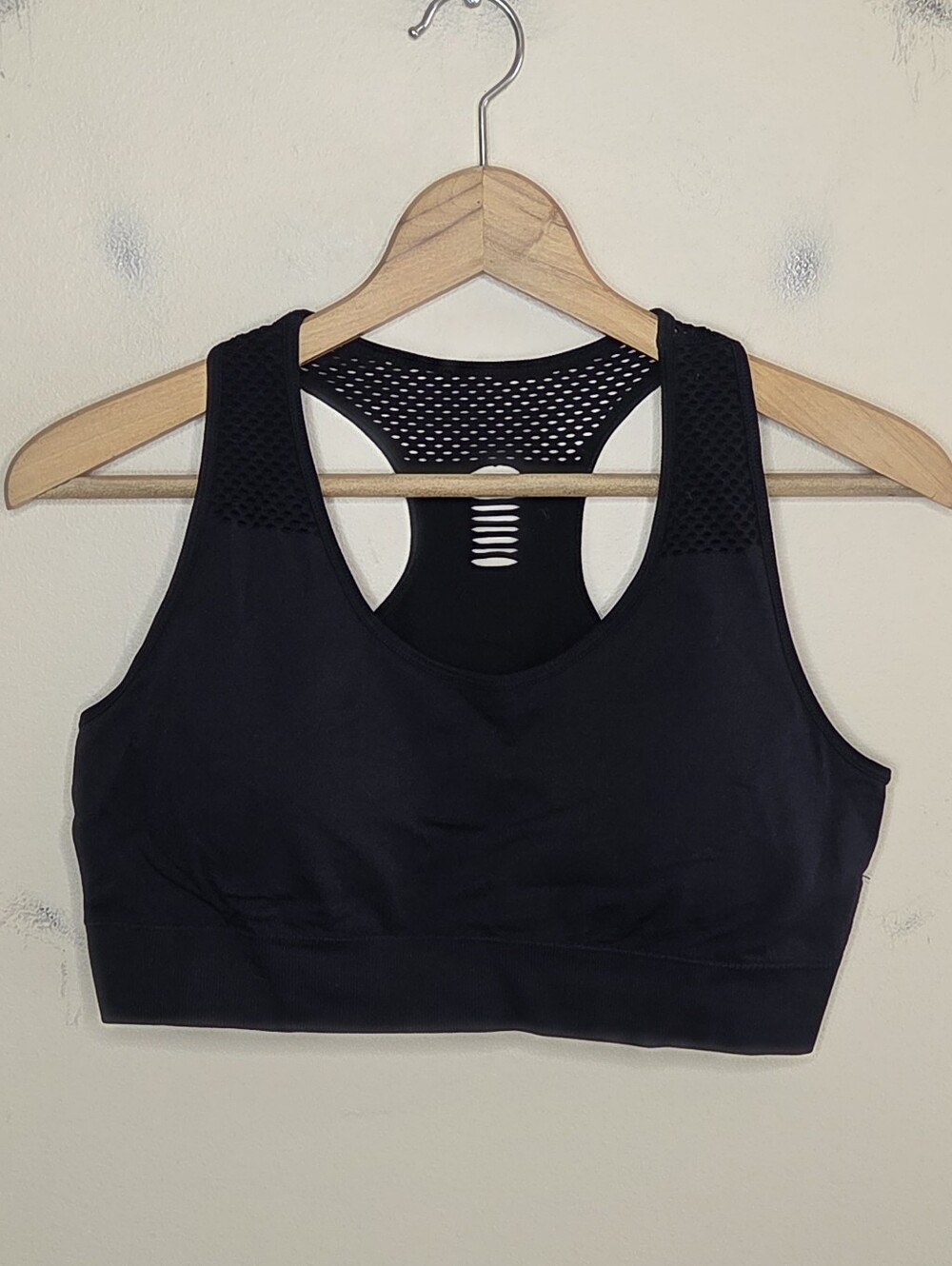 Walkpop Black Sports Bra Size 1X/2X